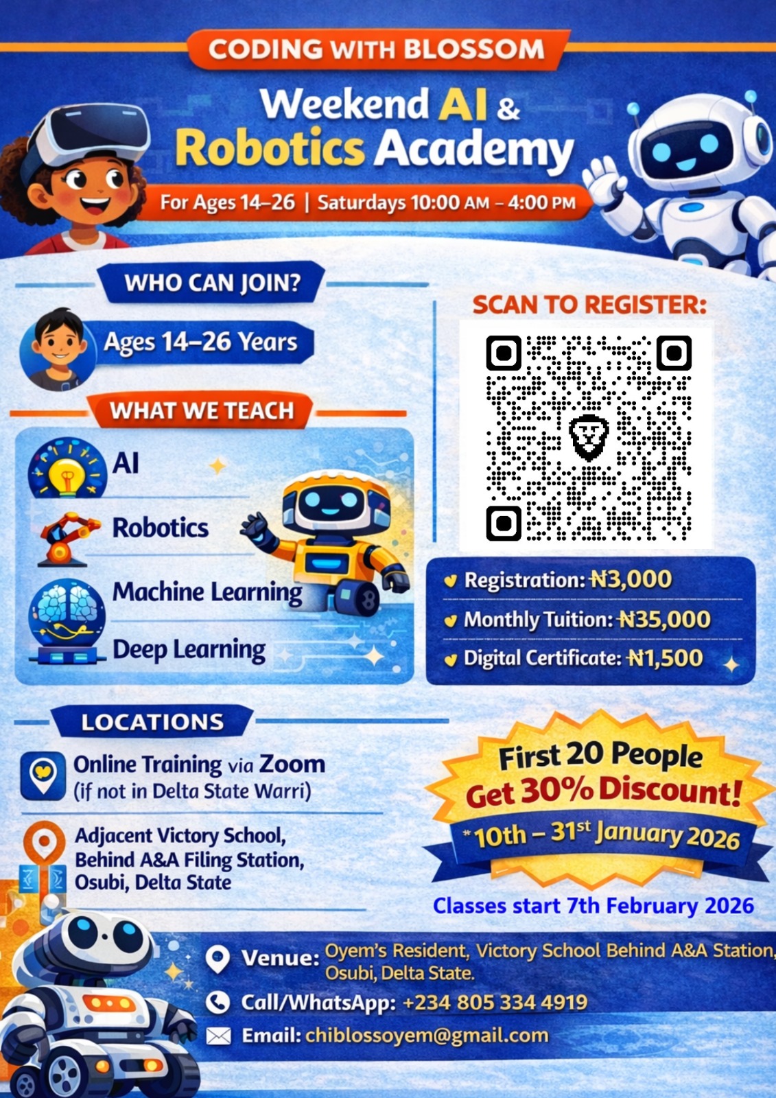 AI Bootcamp Flyer